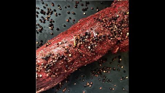 Pink Peppercorn Crusted Eye Fillet