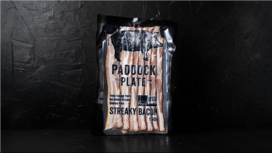 Paddock to plate bacon 150g