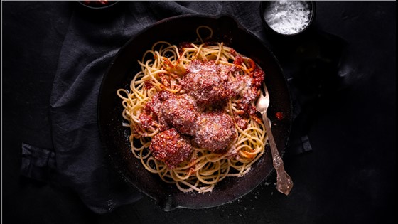 Frozen Meals - Pork, Beef and Prpsecuitto Polpette w/Basil Sugo