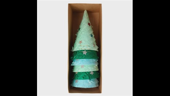 Hats - Tinsel Tree Party Hats (Pack of 6)